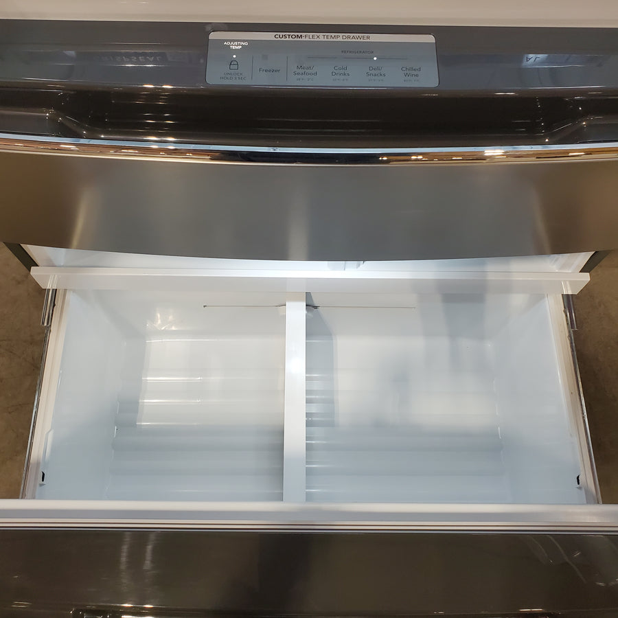 Frigidaire Gallery 22 Cu. Ft. 4-Door Counter-Depth French Door Refrigerator with Ice Maker (Fingerprint Resistant Stainless Steel) ENERGY STAR 20534SD713 - GRMC2273CF - Scratch & Dent (Major)