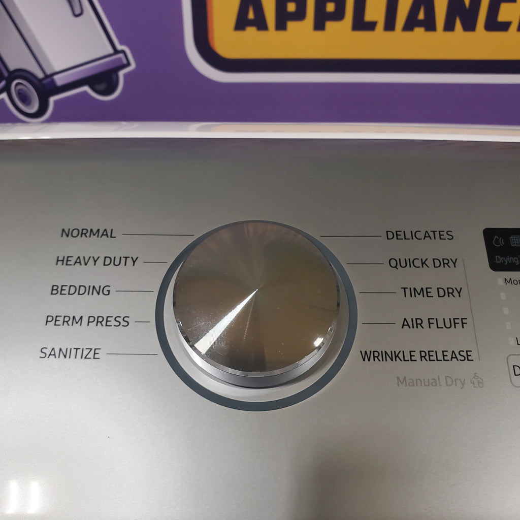 Pictures of Samsung 7.4-cu ft Electric Dryer with Wrinkle Prevent Option (White) - Open Box - Neu Appliance Outlet - Discount Appliance Outlet in Austin, Tx