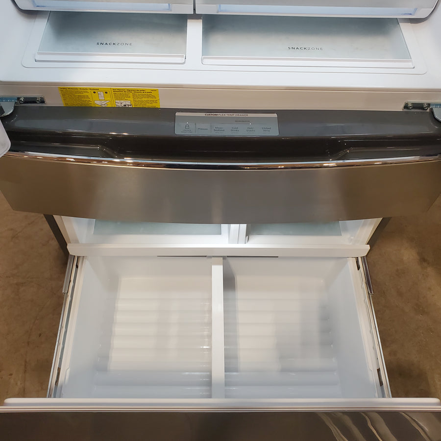 Frigidaire Gallery 26 Cu. Ft. Standard-Depth 4-Door French Door Refrigerator in Fingerprint Resistant Stainless Steel GRMS2773AF - Scratch & Dent (Major)