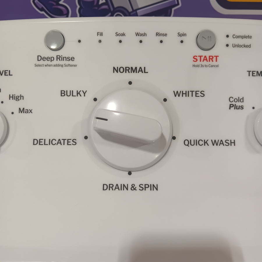 Hotpoint® 4.0 cu. ft. Capacity Washer with Cold Plus and Water Level Control 251310SD908 - HTW265ASWWW - Open Box
