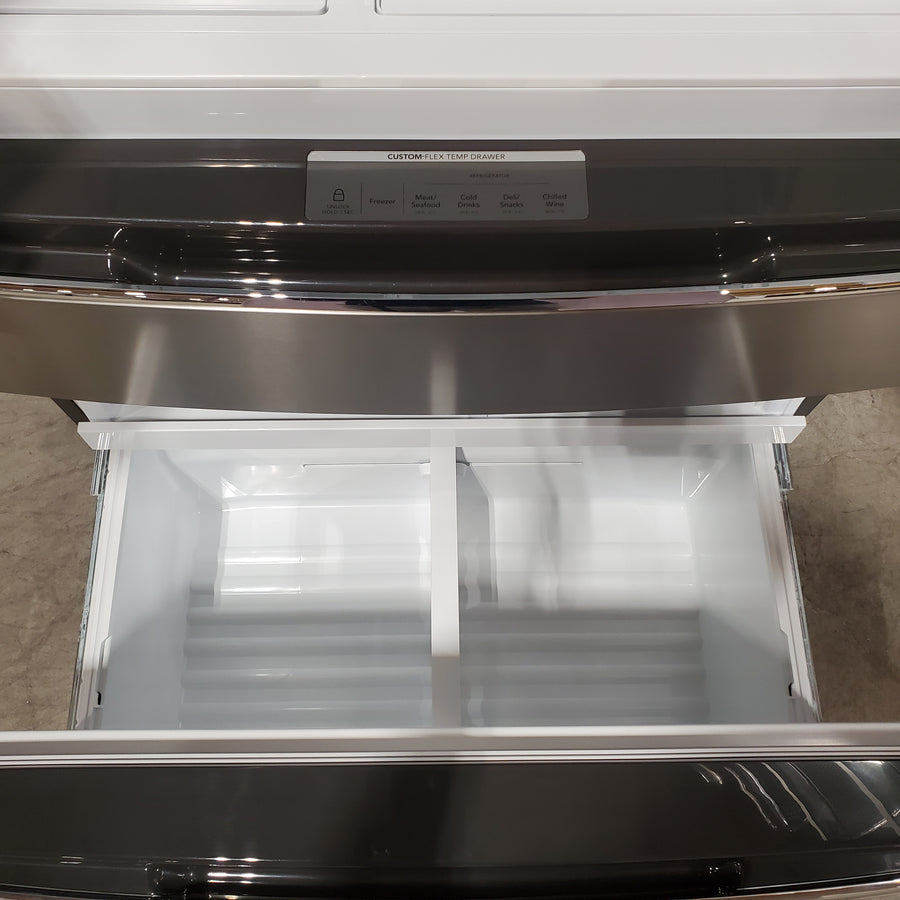 Frigidaire Gallery 22 Cu. Ft. 4-Door Counter-depth French Door Refrigerator with Ice Maker (Fingerprint Resistant Stainless Steel) ENERGY STAR 22134SD224 - GRMC2273CF - Scratch & Dent (Major)