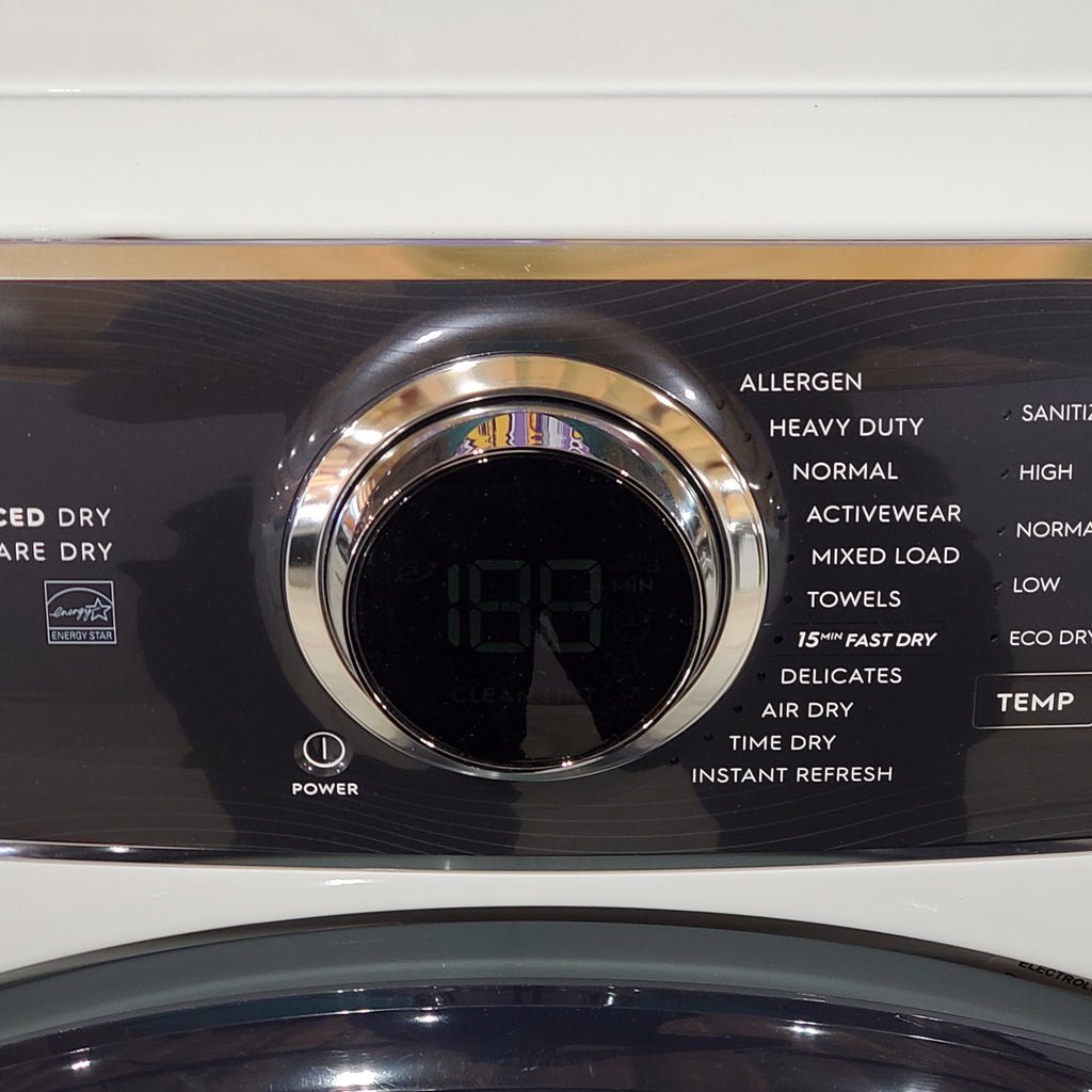 Pictures of Electrolux 8.0 Cu. Ft. Front Load Perfect Steam™ Electric Dryer with Balanced Dry™ and Instant Refresh ELFE7626BW - Scratch & Dent (Minor) - Neu Appliance Outlet - Discount Appliance Outlet in Austin, Tx