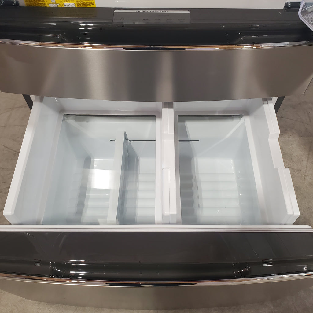 Pictures of Frigidaire Gallery 26 Cu. Ft. Standard-Depth 4-Door French Door Refrigerator in Fingerprint Resistant Stainless Steel - 3SD549 - GRMS2773AF - Scratch & Dent (Minor) - Neu Appliance Outlet - Discount Appliance Outlet in Austin, Tx