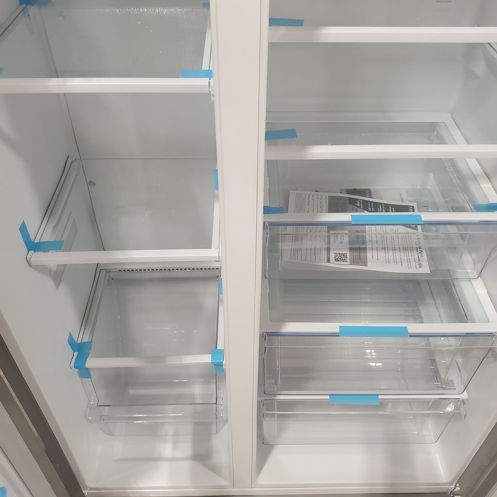 Pictures of Frigidaire 22 Cu. Ft. Counter-Depth Side-by-Side Refrigerator FRSC2333AS - Scratch & Dent (Minor) - Neu Appliance Outlet - Discount Appliance Outlet in Austin, Tx