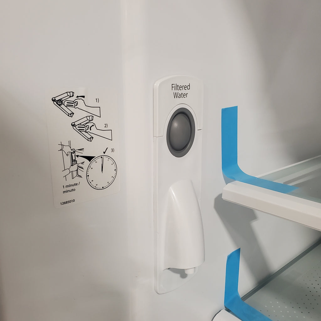 Pictures of Whirlpool Stainless Steel 36 in. 25.2 cu. ft. Standard Depth French Door Refrigerator in Fingerprint Resistant Stainless Steel, WRFF3236RZ- Scratch and Dent (Minor) - Neu Appliance Outlet - Discount Appliance Outlet in Austin, Tx