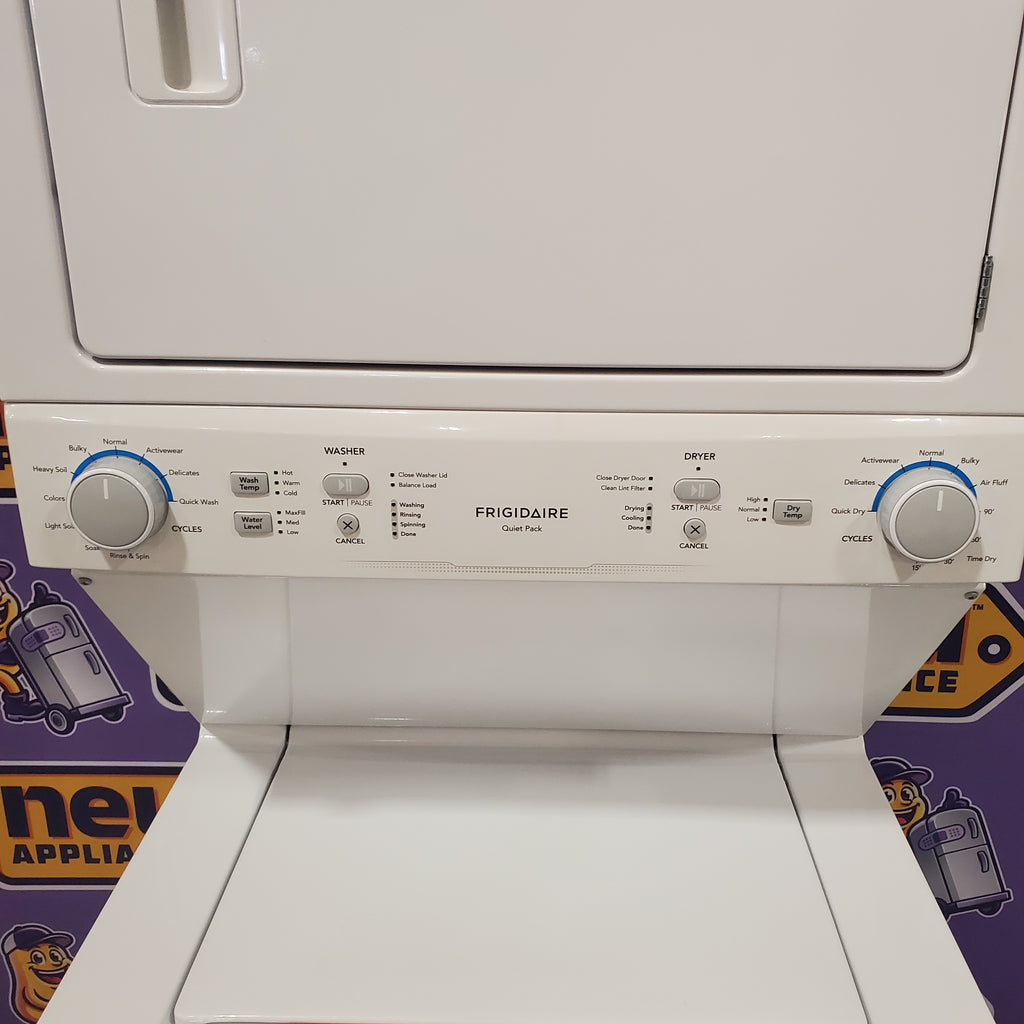 Pictures of Frigidaire Electric Washer/Dryer Laundry Center - 3.9 Cu. Ft Washer and 5.5 Cu. Ft. Dryer 17SD064 - FLCE7522AW - Scratch & Dent (Minor) - Neu Appliance Outlet - Discount Appliance Outlet in Austin, Tx