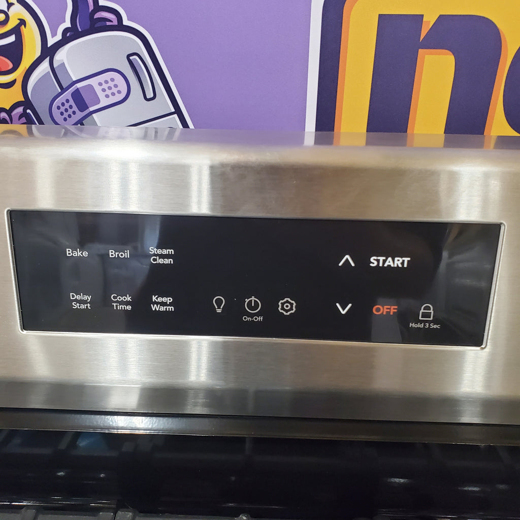 Pictures of Frigidaire 30 in 5 Burner Freestanding Gas Range in Stainless Steel with Quick Boil and Steam Clean FCRG3062AS - Scratch & Dent (Minor) - Neu Appliance Outlet - Discount Appliance Outlet in Austin, Tx