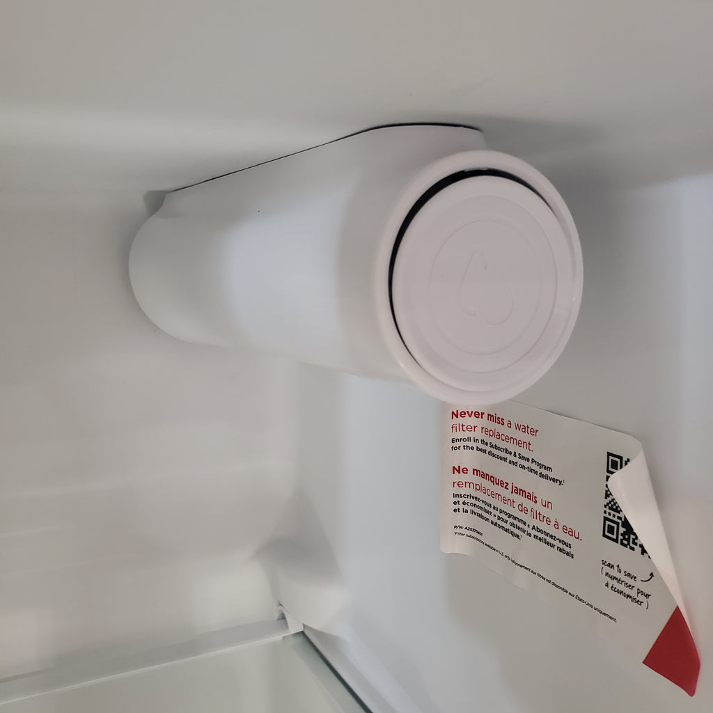 Pictures of Frigidaire Gallery 22.3-cu ft Counter-depth Side-by-Side Refrigerator with Ice Maker ENERGY STAR in Fingerprint Resistant Stainless Steel GRSC2352AF - 3SD495 - Open Box - Neu Appliance Outlet - Discount Appliance Outlet in Austin, Tx