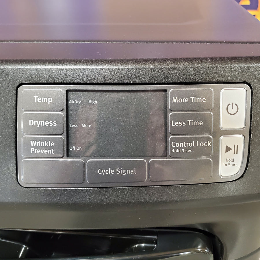 Maytag 7.3 Cu. Ft. Stackable Electric Dryer with Extra Power Button in Volcano Black MED5630MBK - Scratch & Dent (Moderate)