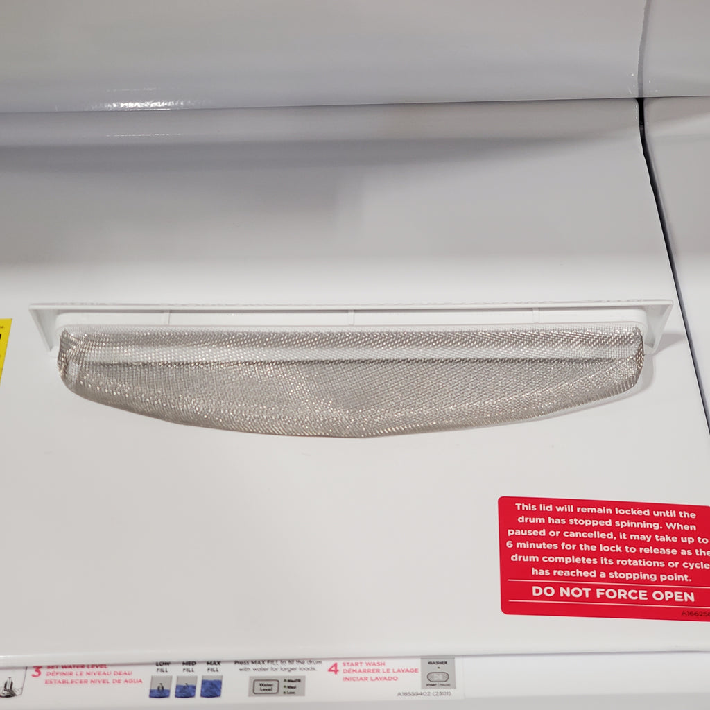 Pictures of Frigidaire Electric Washer/Dryer Laundry Center - 3.9 Cu. Ft Washer and 5.5 Cu. Ft. Dryer FLCE7522AW - Scratch & Dent (Minor) - Neu Appliance Outlet - Discount Appliance Outlet in Austin, Tx