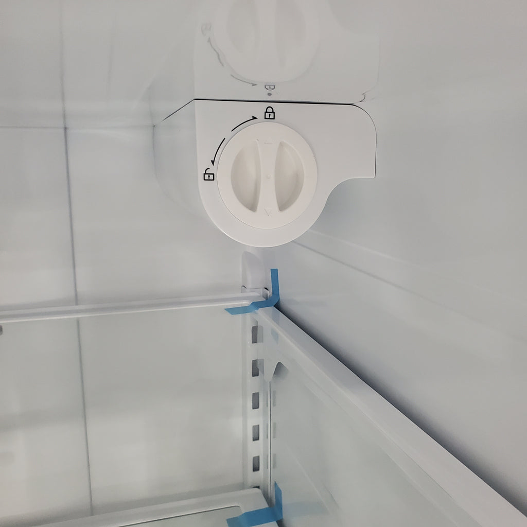 Pictures of Fingerprint Resistant Brushed Steel ENERGY STAR Hisense 26.6 cu. ft. 3 Door French Door Refrigerator with Icemaker and Internal Water Dispenser - Open Box - Neu Appliance Outlet - Discount Appliance Outlet in Austin, Tx