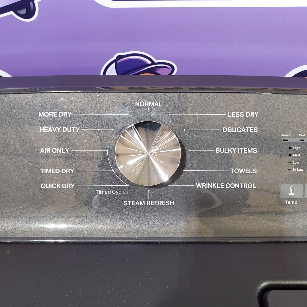 Pictures of Whirlpool Volcano Black Electric 7.0 Cu. Ft. Dryer with Steam Refresh Cycle and Moisture Sensor 3SD706 - WED6150PB - Open Box - Neu Appliance Outlet - Discount Appliance Outlet in Austin, Tx