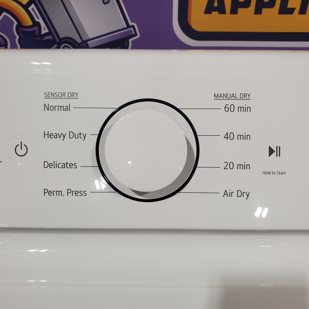 Pictures of ENERGY STAR LG 4.1 cu. ft. Top Load Washing Machine with 4-Way Agitator WT6105CW and ENERGY STAR LG 7.3 cu. ft. Electric Dryer with Smart Diagnosis DLE6100W - Open Box - Neu Appliance Outlet - Discount Appliance Outlet in Austin, Tx