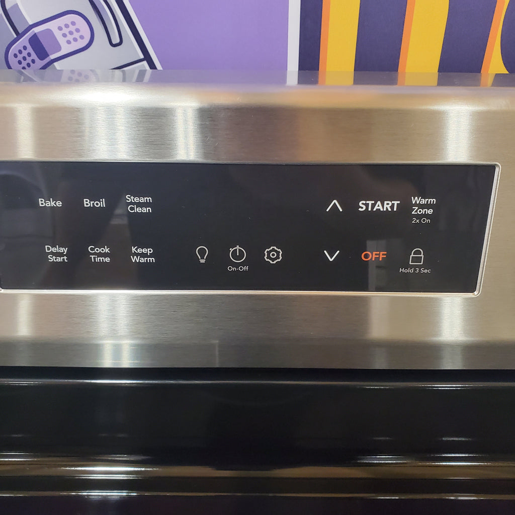 Pictures of Frigidaire Electric Range with EvenTemp and Steam Clean in Stainless Steel - 3SD446 - FCRE3062AS - Open Box - Neu Appliance Outlet - Discount Appliance Outlet in Austin, Tx