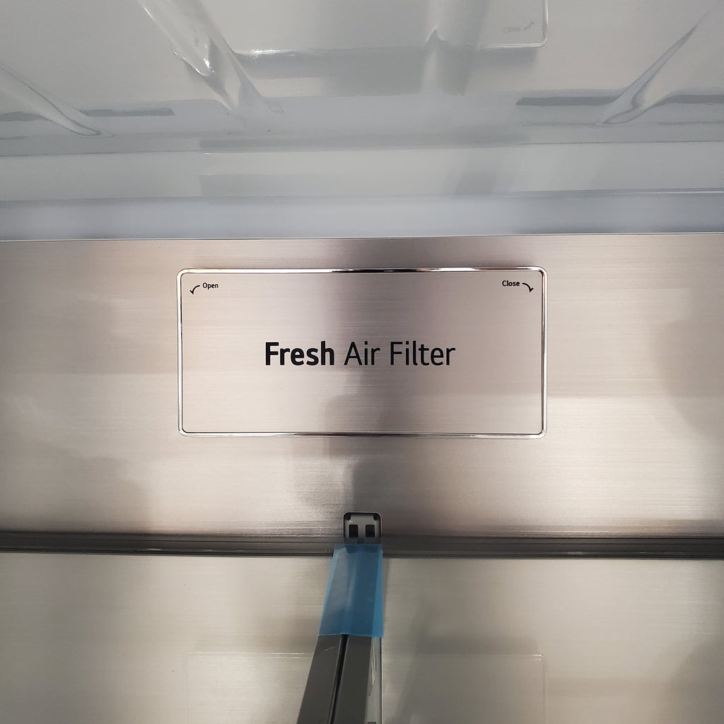 Pictures of LG 26 cu. ft. Smart Counter-Depth MAX French Door Refrigerator with 4 types of ice in PrintProof Stainless Steel-LRYXC2606S-Open Box - Neu Appliance Outlet - Discount Appliance Outlet in Austin, Tx