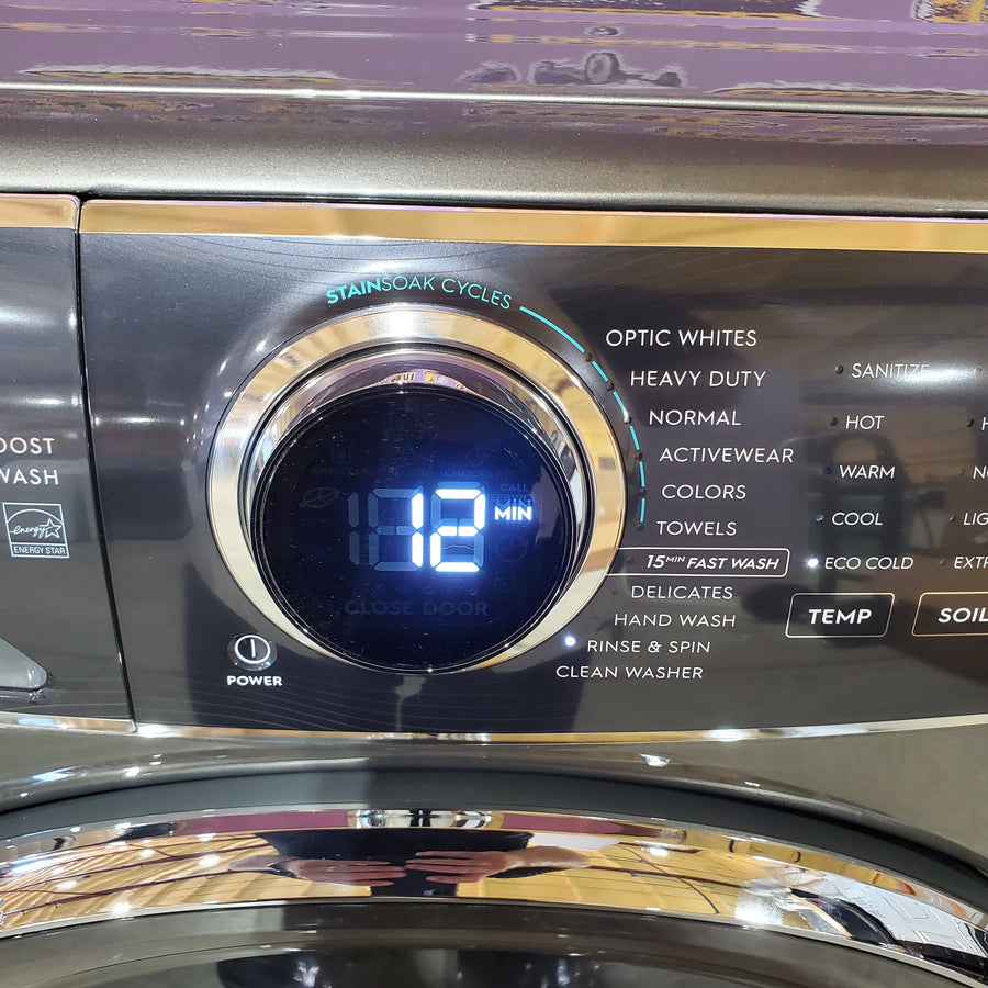 Electrolux Titanium Front Load 600 Series 4.5 Cu. Ft. Washer with Smartboost and Hand Wash Cycle ELFW7637AT - Scratch & Dent (Minor)