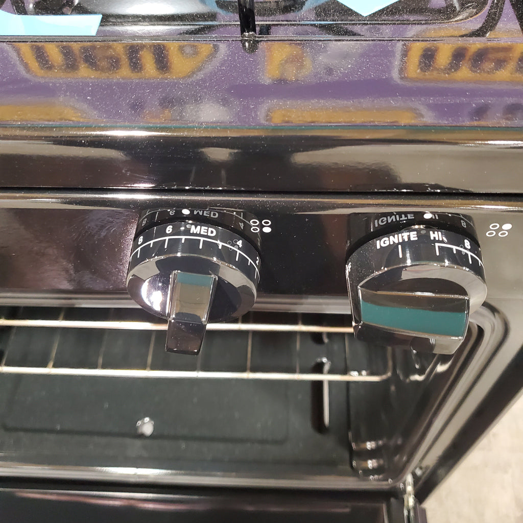 Pictures of Amana® 30-inch 4-Burner Freestanding Gas Range with Easy-Clean Glass Door AGR4203MNB - Scratch & Dent (Minor) - Neu Appliance Outlet - Discount Appliance Outlet in Austin, Tx