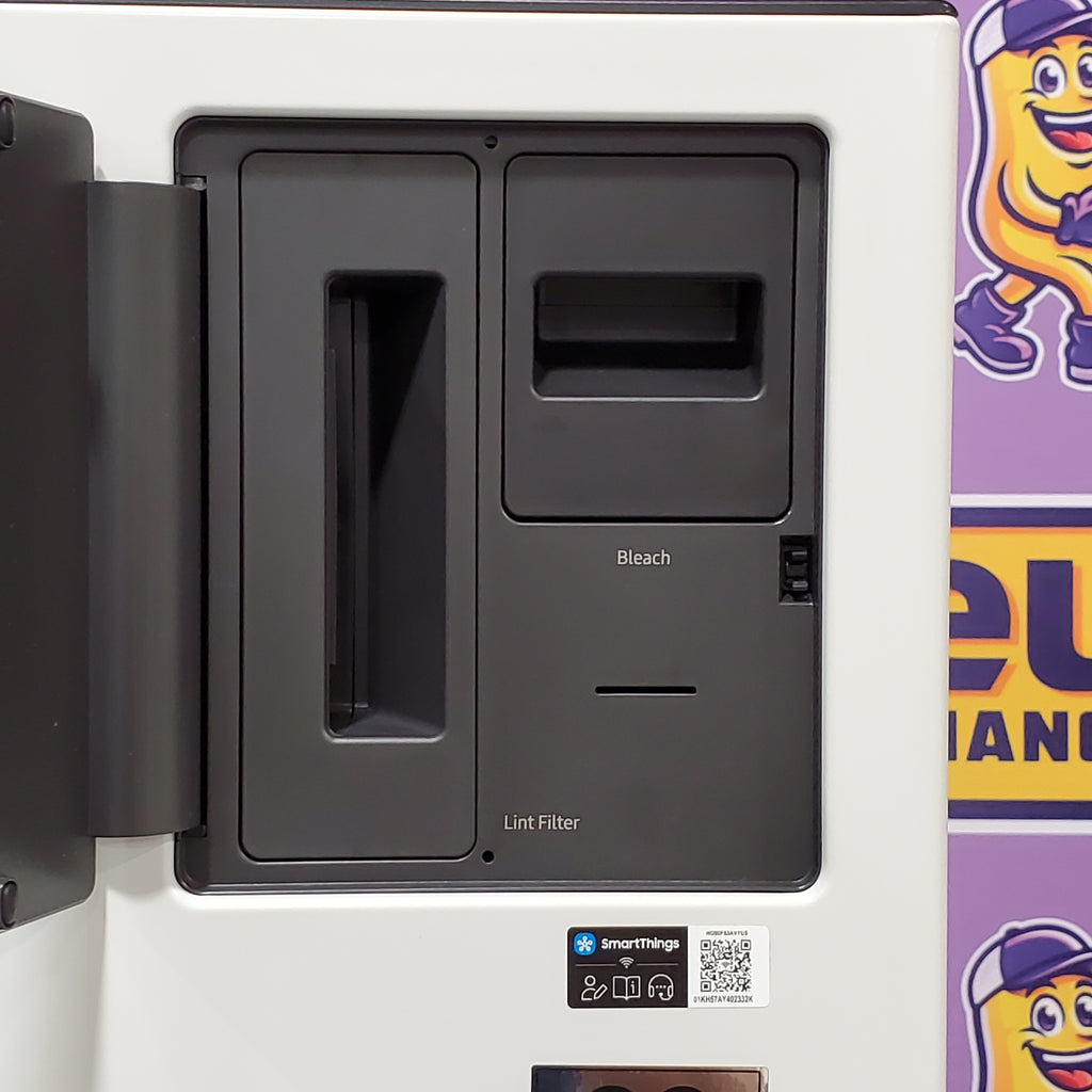 Pictures of Samsung Bespoke 5.3-cu ft Capacity Ivory Vented All-In-One ENERGY STAR Certified Washer Dryer Combo 3SD727 - WD90F53AVY - Scratch & Dent (Minor) - Neu Appliance Outlet - Discount Appliance Outlet in Austin, Tx