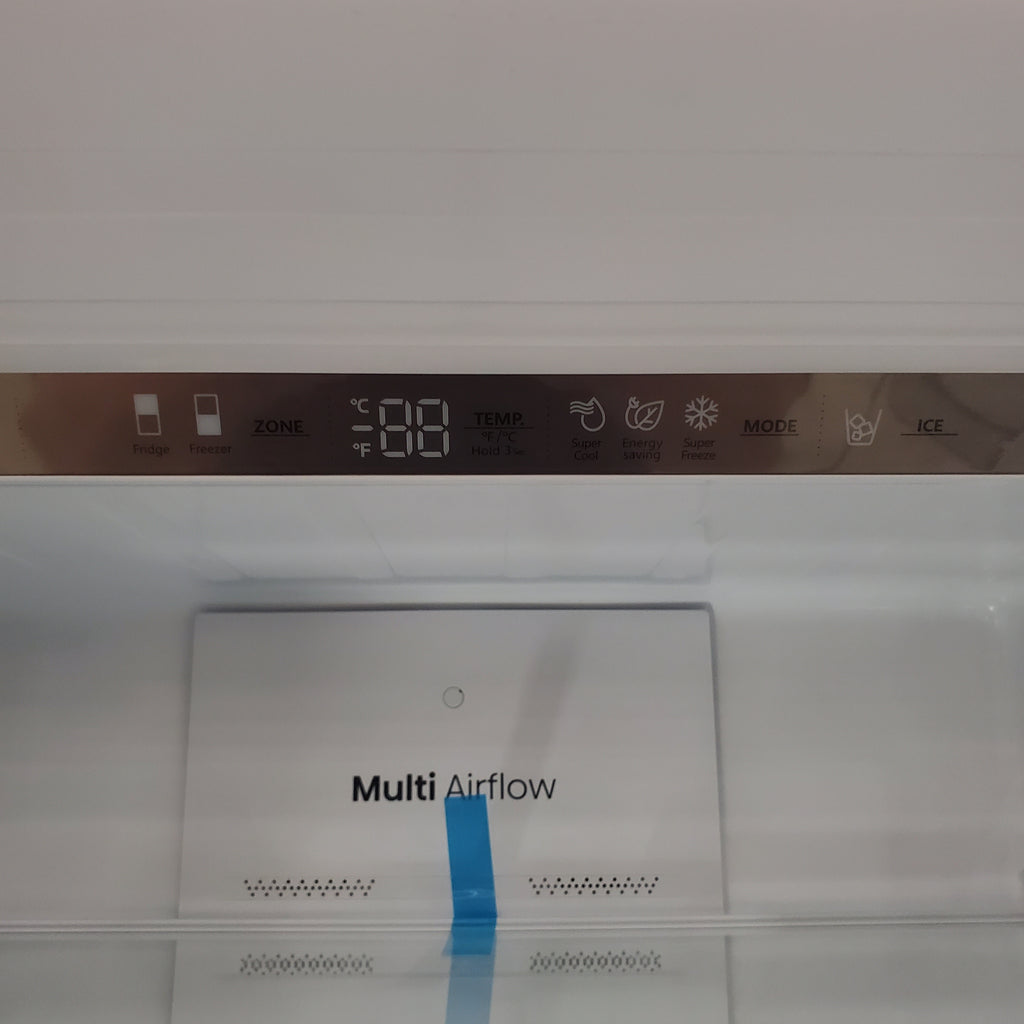 Pictures of Hisense 33" Wide Counter Depth ENERGY STAR 17.2-cu ft Bottom-Freezer Refrigerator with Ice Maker in Fingerprint Resistant Stainless Steel 3SD659 - HRB171N6BSE - Scratch & Dent (Minor) - Neu Appliance Outlet - Discount Appliance Outlet in Austin, Tx