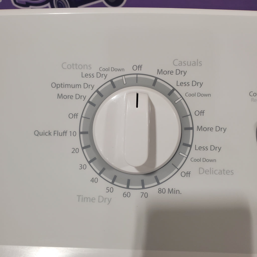 Pictures of Hotpoint Electric Vented 6.2 Cu. Ft. Dryer with Reverse-A-Door and Aluminized Alloy Drum in White HTX24EASKWS - Certified Refurbished - Neu Appliance Outlet - Discount Appliance Outlet in Austin, Tx
