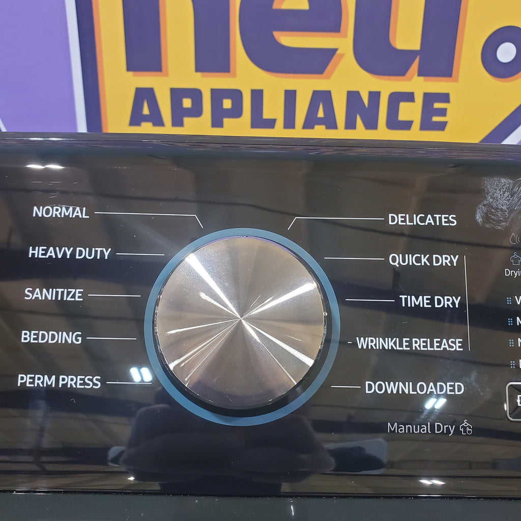 Pictures of Samsung Brushed Black 7.4 cu. ft. Smart Electric Dryer with Sensor Dry DVE47CG3500V - Scratch & Dent - Minor - Neu Appliance Outlet - Discount Appliance Outlet in Austin, Tx