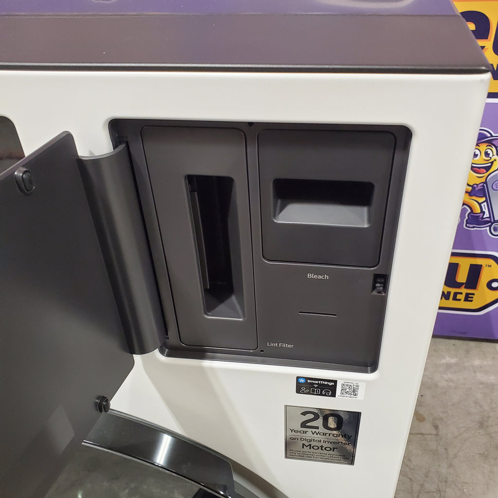 Pictures of Samsung Bespoke 5.3-cu ft Capacity Ivory Vented All-In-One ENERGY STAR Certified Washer Dryer Combo 4SD331 - WD90F53AVY - Open Box - Neu Appliance Outlet - Discount Appliance Outlet in Austin, Tx