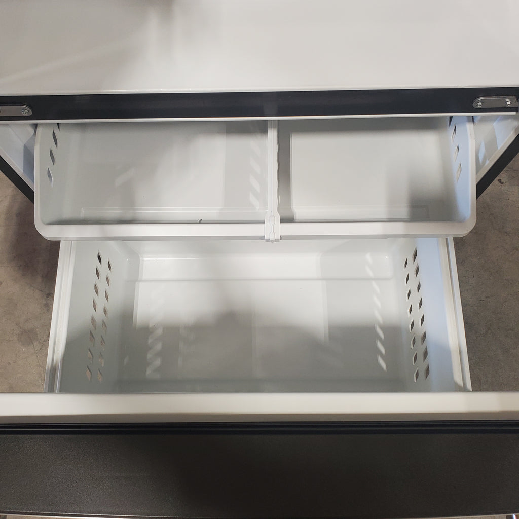 Pictures of GE 25.6 cu. ft. French Door Refrigerator in Fingerprint Resistant Stainless Steel, ENERGY STAR-GFE26JSMFS-Certified Refurbished - Neu Appliance Outlet - Discount Appliance Outlet in Austin, Tx