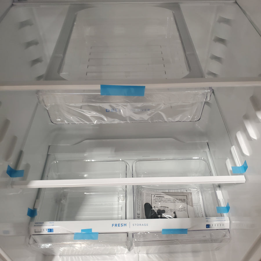 Frigidaire 18 Cu. Ft. Garage Ready Top Freezer Refrigerator in Stainless Steel 20SD151 - FFHI1835VS - Scratch & Dent (Major)
