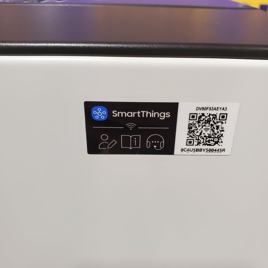 Samsung Bespoke AI Laundry Electric Dryer in Ivory DV90F53AEYA3 - Scratch & Dent (Moderate)