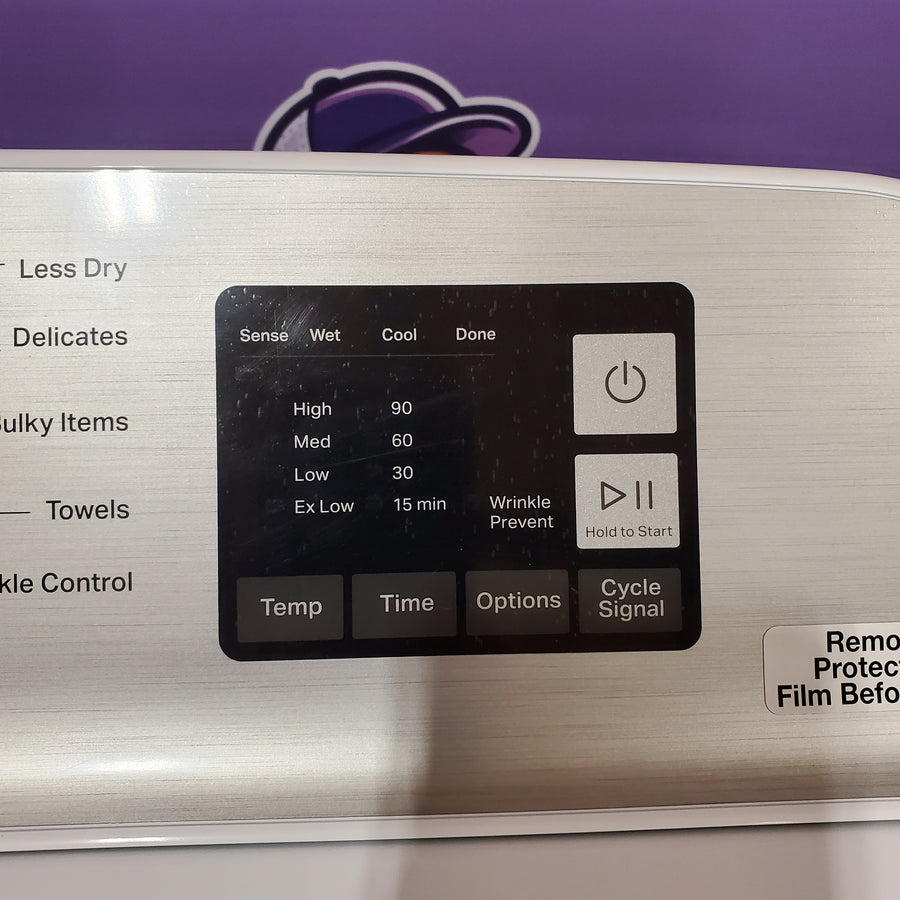 Maytag 7.0 cu ft Electric Dryer with Moisture Sensing and Quick Dry Cycle 30132SD70 - MED6200KW - Scratch & Dent (Moderate)