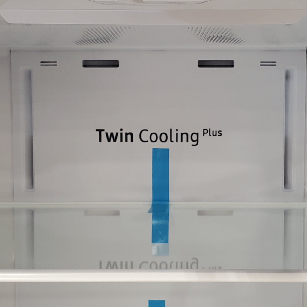 Pictures of 33 in. Wide Fingerprint Resistant Stainless Steel ENERGY STAR Smart Samsung 17.5 cu. ft. 3 Door French Door Refrigerator with Internal Ice Maker RF18A5101SR - Open Box - Neu Appliance Outlet - Discount Appliance Outlet in Austin, Tx