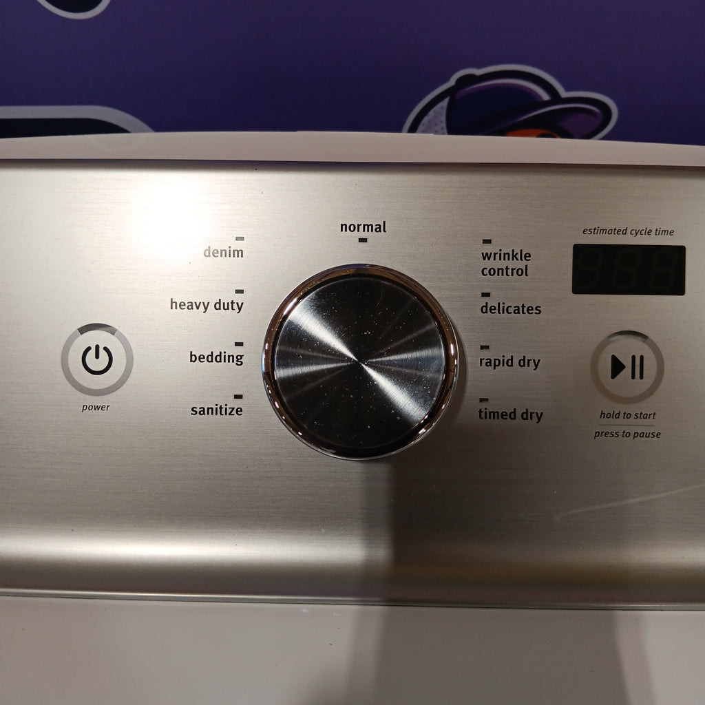 Pictures of Maytag Large Capacity Electric Dryer with Rapid Dry Cycle and IntelliDry® Sensor – 7.4 cu. ft. MEDB765FW - Scratch & Dent (Minor) - Neu Appliance Outlet - Discount Appliance Outlet in Austin, Tx