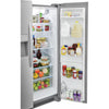 Pictures of Frigidaire 25.6-cu ft ENERGY STAR Side-by-Side Refrigerator with Ice Maker in Fingerprint Resistant Stainless Steel 3SD673 - FRSS26L3AF - Scratch and Dent (Minor) - Neu Appliance Outlet - Discount Appliance Outlet in Austin, Tx
