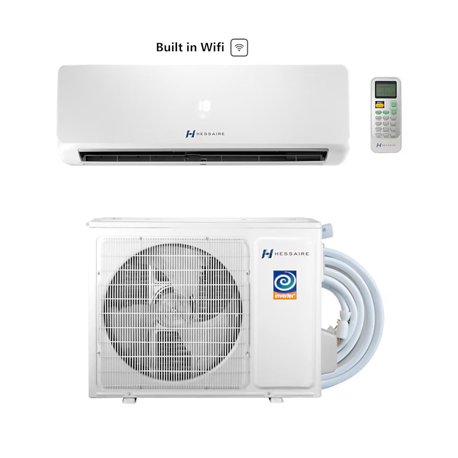 Hessaire H18FB2 1 zone 18000-BTU Ductless Mini Split Air Conditioner Heat Pump Included with 230-Volt 25139SD868 - H18FB2- New in Box