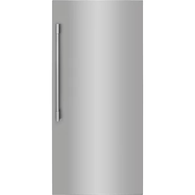Frigidaire Professional 19 Cu. Ft. Single-Door Refrigerator in Stainless Steel FPRU19F8WF - Scratch & Dent (Minor) and Frigidaire Professional 19 Cu. Ft. Single-Door Freezer FPFU19F8WF - Scratch & Dent (Moderate)