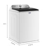 Pictures of Maytag 4.7 cu. ft. Pet Pro Top Load Washer MVW6500MW - Open Box - Neu Appliance Outlet - Discount Appliance Outlet in Austin, Tx