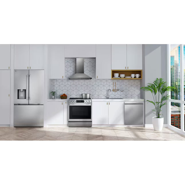 LG Counter-Depth MAX™ with Zero Clearance™ 3-Door French Door Refrigerator with Thin Door Design LF24Z6530S - Scratch & Dent (Moderate)