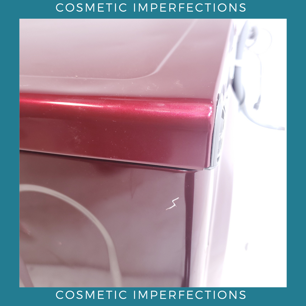 Pictures of Merlot Samsung Frontload ENERGY STAR 4.2 cu ft Washer on Pedestals with Steam Wash and Merlot Samsung Frontload Electric Dryer on Pedestals - Certified Refurbished - Neu Appliance Outlet - Discount Appliance Outlet in Austin, Tx