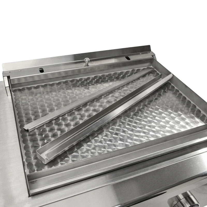 Coyote 50-in Built-In Propane Grill / Flat Top Combo C3CO50LP - Scratch & Dent (Moderate)