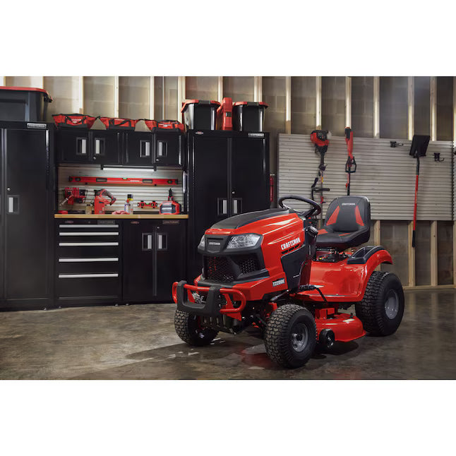CRAFTSMAN T2200K Turn Tight 42-in 20-HP V-twin Gas Lawn Tractor CM13APA9ZSA9 - Scratch & Dent (Minor)
