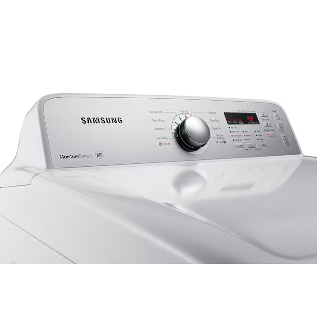 Samsung 7.2-cu ft Electric Dryer in White DV400EWHDWR - Certified Refurbished