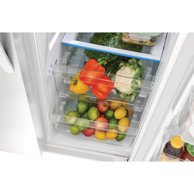 Frigidaire 22 Cu. Ft. 33" Standard-Depth Side-by-Side Refrigerator in White 22132SD138 - FRSS2323AW - Scratch & Dent (Minor)