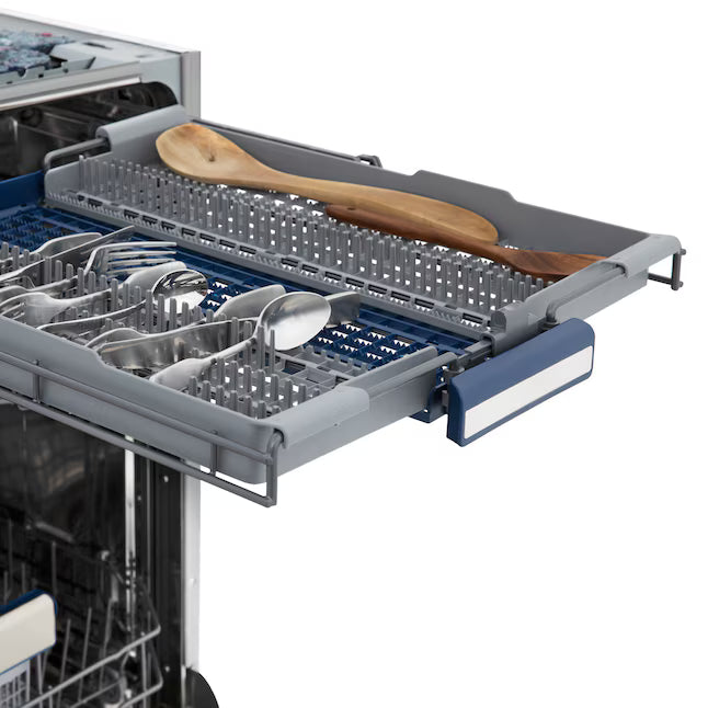 ZLINE 24 Inch Fully Integrated Dishwasher with 15 Place Setting Capacity, 8 Wash Cycle, Delay Wash, Adjustable Rack, 51 dBA Silence Rating, UL Listed, and ENERGY STAR Certified DWV-24 - Open Box