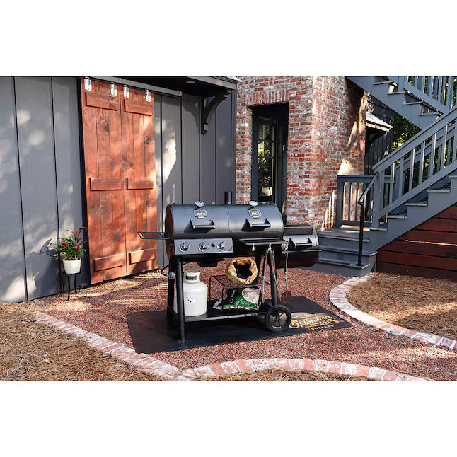Oklahoma Joe's Canyon Black Liquid Propane and Charcoal Combo Grill 6SD140 - 24203004 - Scratch & Dent (Minor)