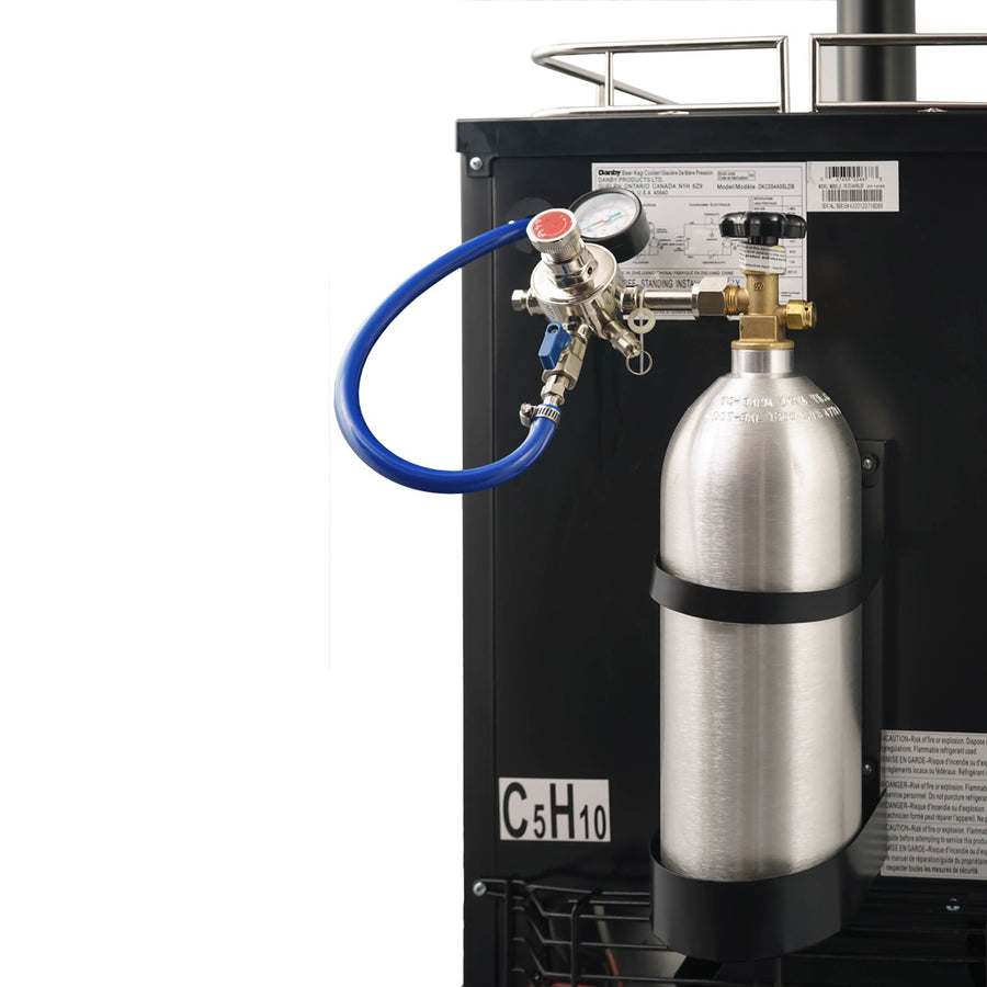 Danby 5.4 cu. ft. Single-Tap Keg Cooler in Stainless Steel 6SD147 - DKC054A9SLDB - Open Box