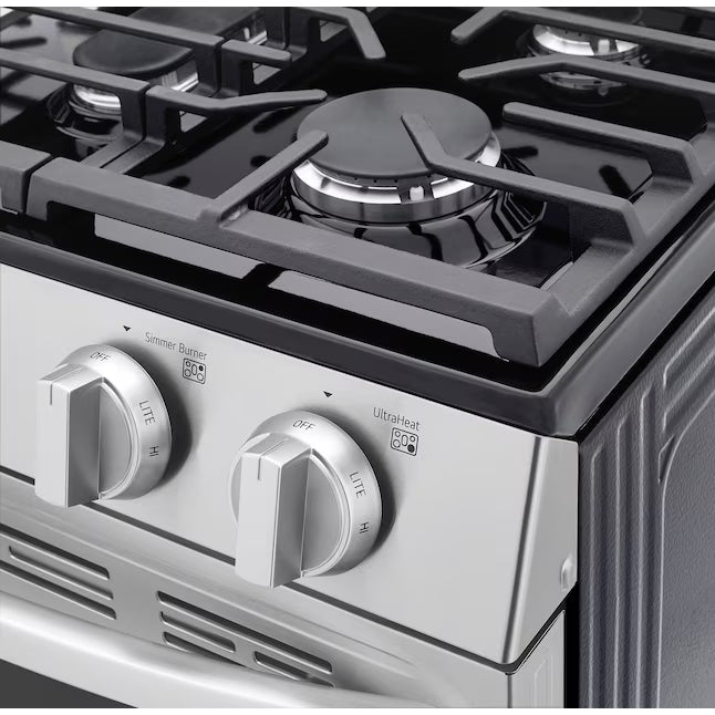 LG 5.8 cu. ft. Smart Wi-Fi Enabled Fan Convection Gas Range with Air Fry & EasyClean® 21SD026 - LRGL5823S - Scratch & Dent (Minor)