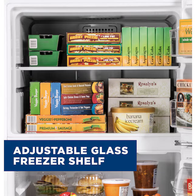 GE® 21.9 Cu. Ft. Garage Ready Top-Freezer Refrigerator GE9912 - GTS22KMNRDS - New In Box