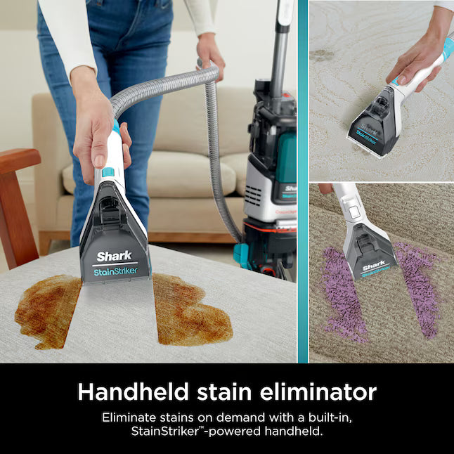 Shark CarpetXpert with Stainstriker Made for Pet Hair Carpet Cleaner with Rotating Brush 25SA229 - EX201 - Open Box