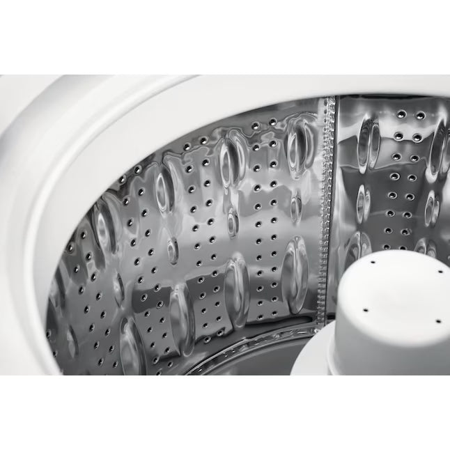 Frigidaire 4.1 Cu. Ft. Top Load Washer with 12 Wash Cycles and Quick Wash Cycle FFTW4120SW - Scratch and Dent (Minor) and Frigidaire 7 Cu. Ft. Electric Dryer in White 16116 - FLVE7523BW - Scratch & Dent (Moderate)