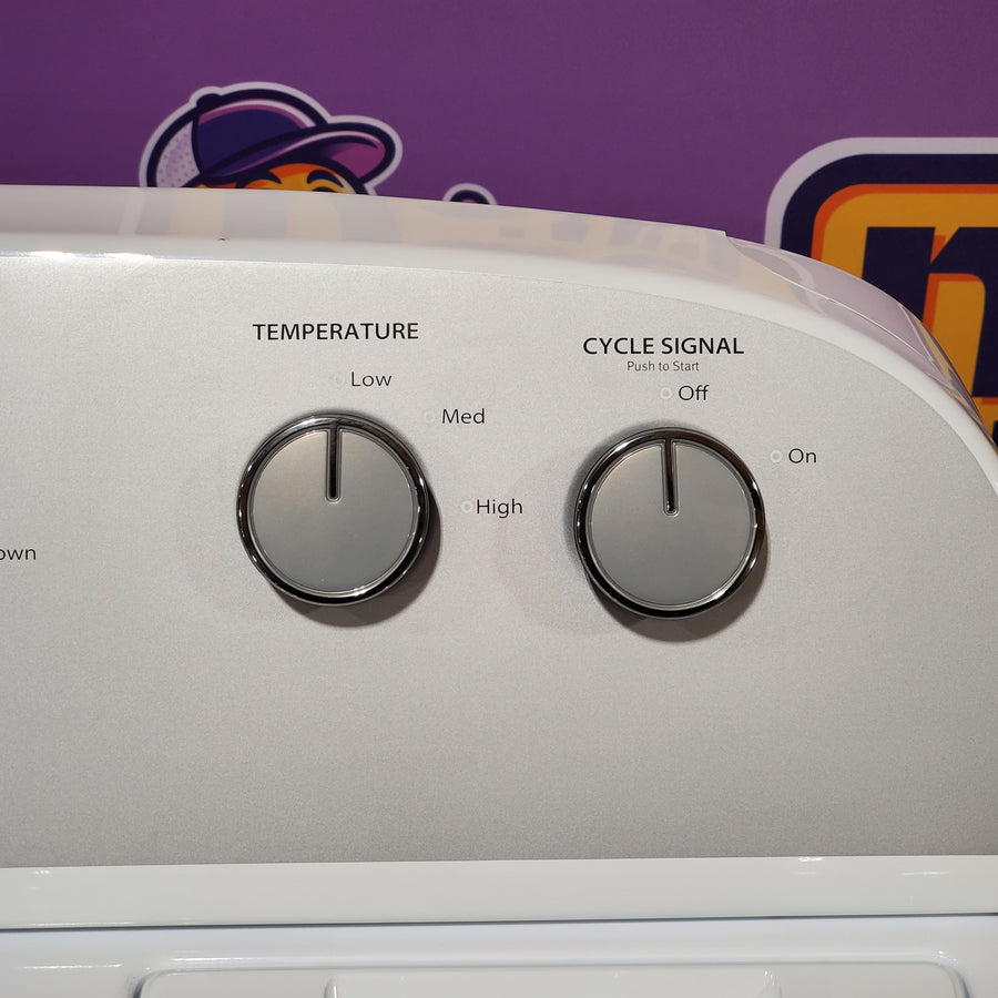 Whirlpool White Electric Extra Large 7.0 Cu. Ft. Dryer with Wrinkle Shield 6SD72 - WED4815EW - Scratch & Dent (Minor)